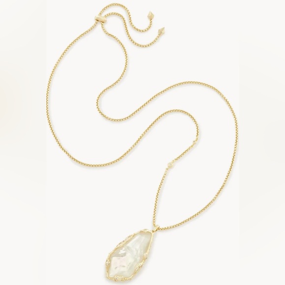 Kendra Scott Zayne Pendant Necklace with Mother of Pearl - Picture 2 of 3